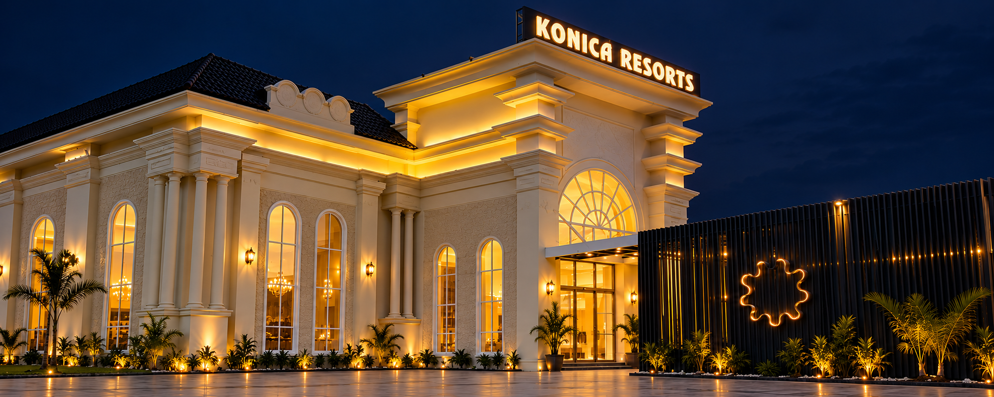 Konica Resorts Exterior Night